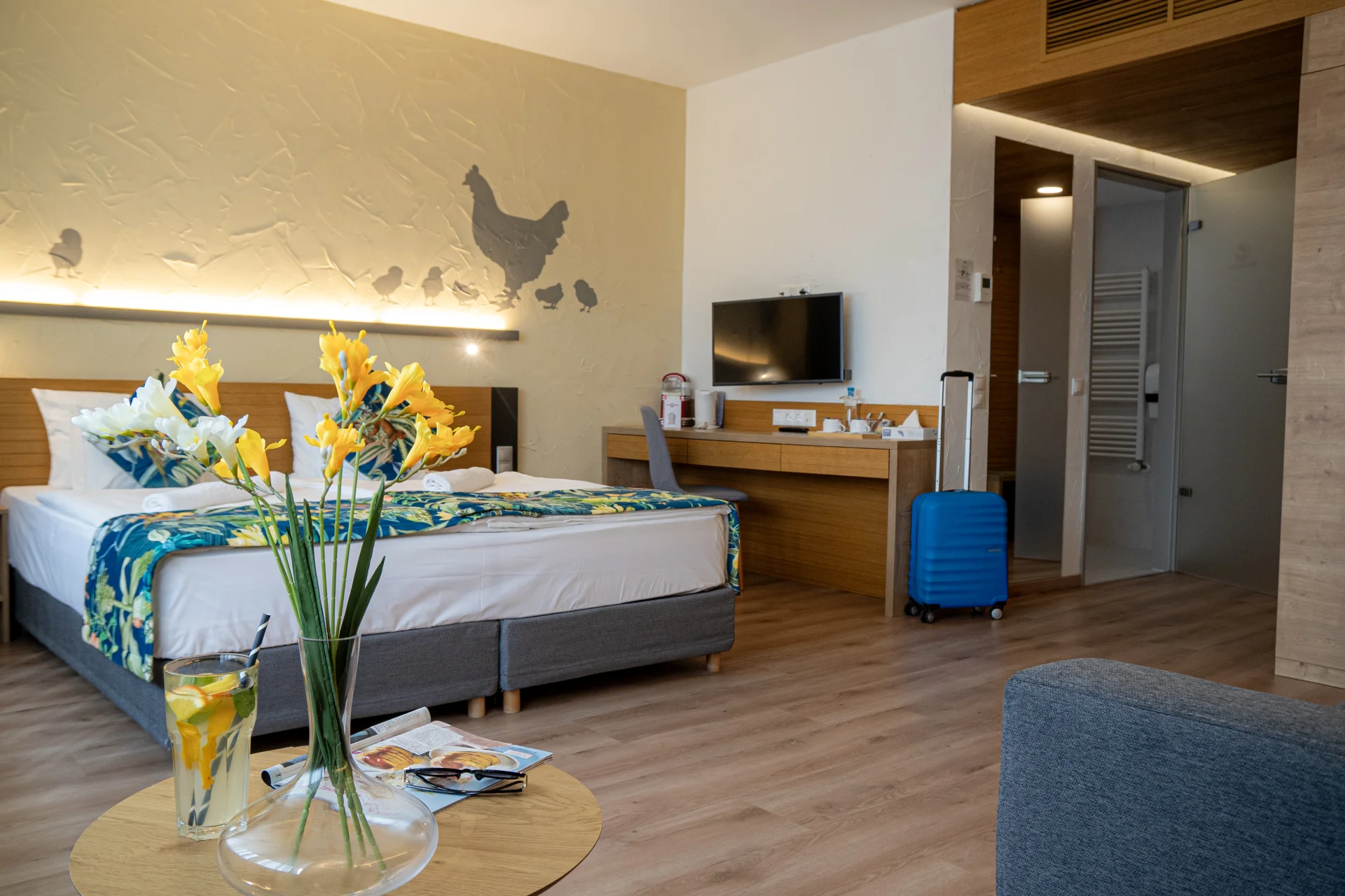Open-plan family room