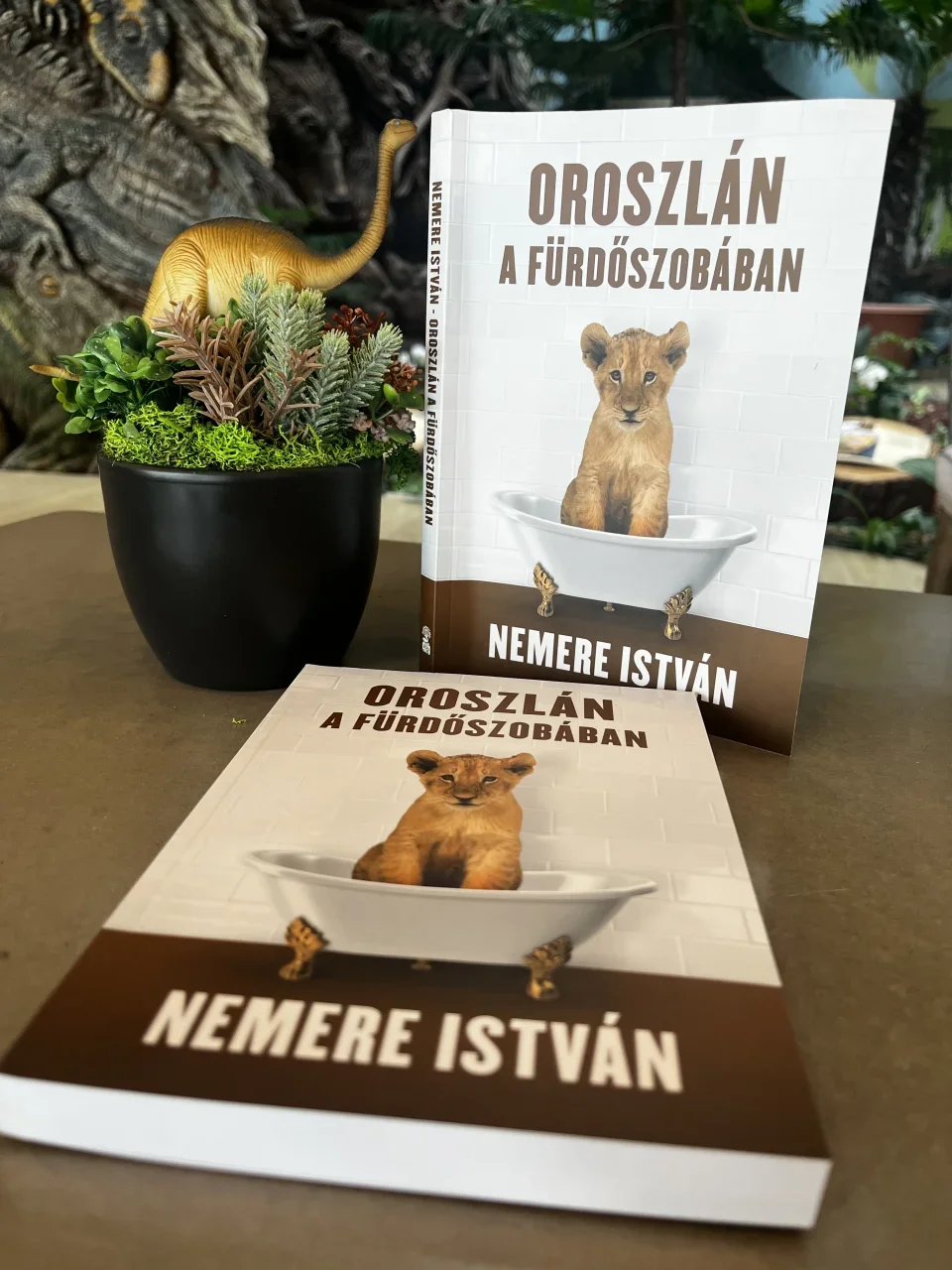 "Oroszlán a fürdőszobában" book